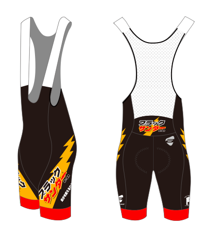 スポーツキッド「ブラックサンダー」デザインジャージ サイクル